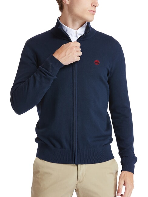TIMBERLAND WILLIAMS RIVER Maglione con zip dark sapphire - Maglie Uomo