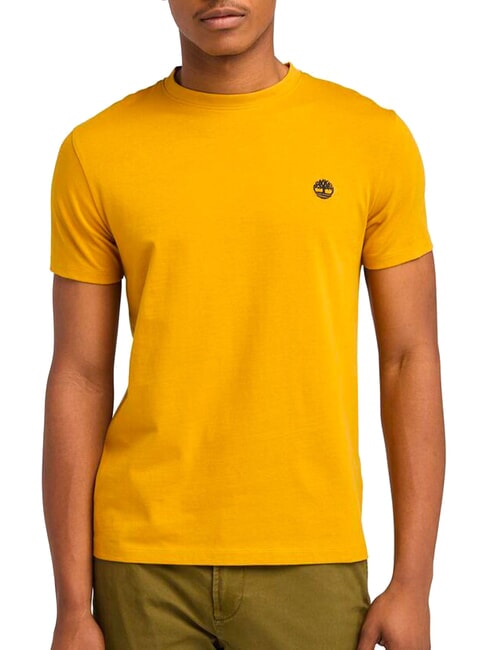 TIMBERLAND SS DUNRIVER CREW T-shirt in cotone chai tea - T-shirt Uomo