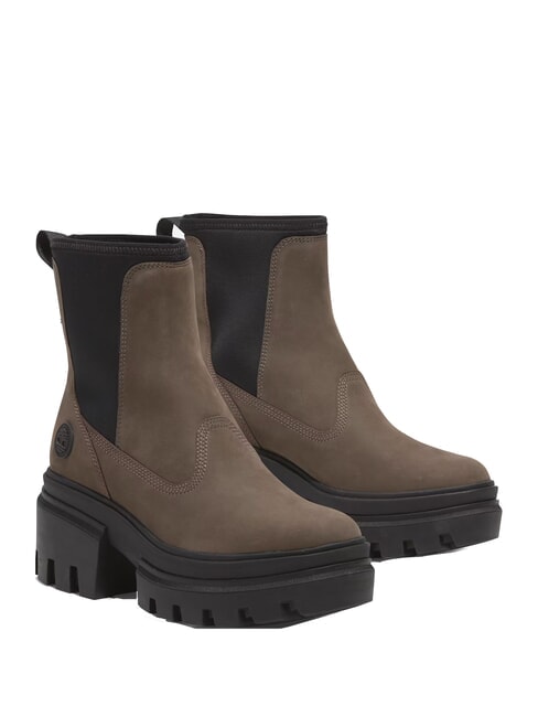 TIMBERLAND EVERLEIGH MID  Stivaletti alti medium brown nubuck - Scarpe Donna