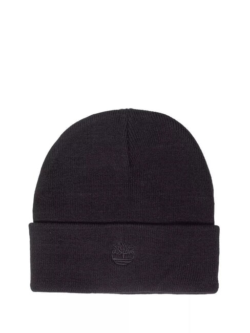 TIMBERLAND EMBROIDERED LOGO  Cappello con risvolto NERO - Cappelli
