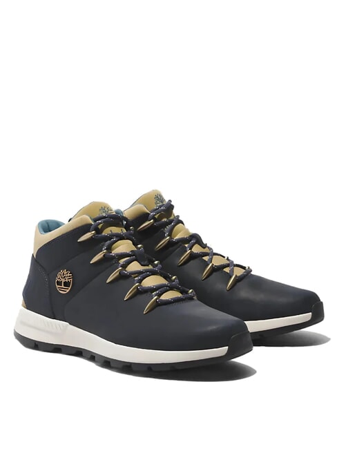TIMBERLAND SPRINT TREKKER MID  Scarponcini da trekking dark blue full grain - Scarpe Uomo