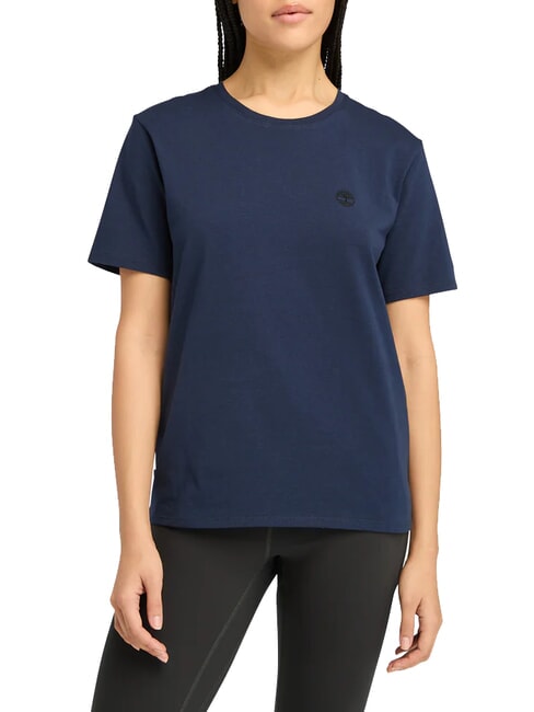 TIMBERLAND DUNSTAN RIVER  T-Shirt in cotone peacoat - T-shirt e Top Donna