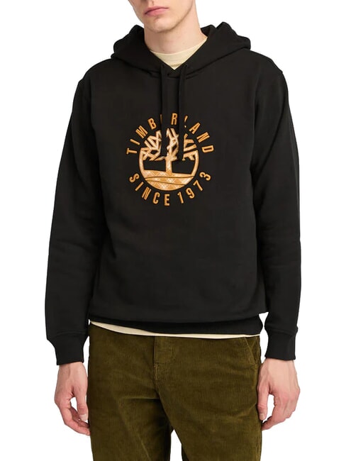 TIMBERLAND HOLIDAY GRAPHIC Felpa con cappuccio NERO - Felpe Uomo