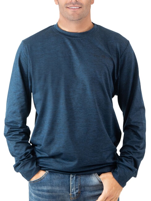 JOHN RICHMOND KUDRO Felpa girocollo logo rilievo dark navy - Felpe Uomo