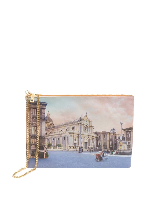 YNOT YESBAG SPECIAL Pochette busta tracolla in metallo catania duomo - Borse Donna
