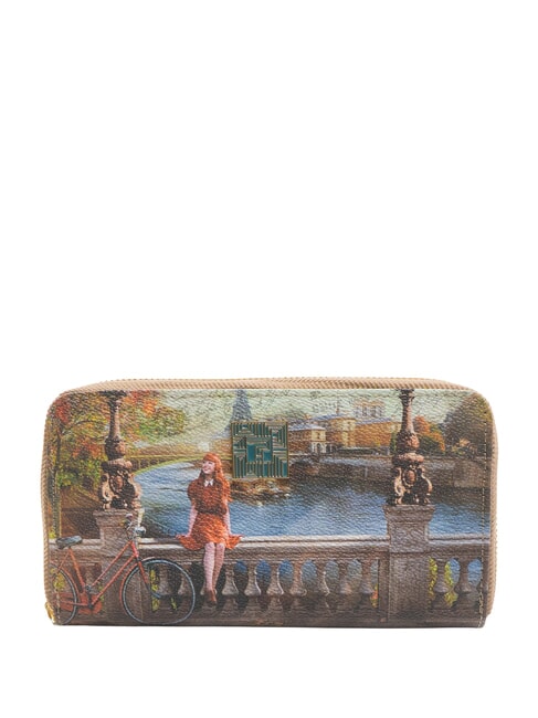 YNOT CITY LIFE Portafoglio grande zip around happiness - Portafogli Donna