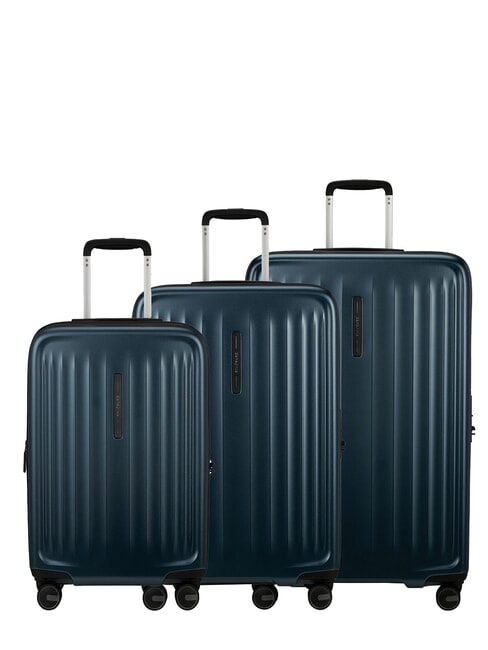 SAMSONITE FYRM Set Bagaglio a mano + medio + grande steel blue - Set Trolley