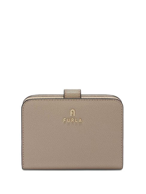 FURLA CAMELIA COMPACT Portafoglio piccolo in pelle stucco gray+ballerina i int. - Portafogli Donna