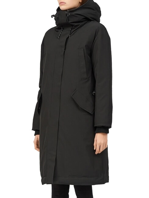 CANADIAN ATHABASCA Parka lungo con cappuccio black - Giacche Donna