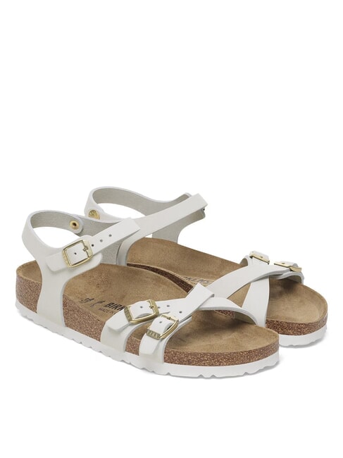 BIRKENSTOCK KUMBA Ciabattina con tre cinturini antique white - Scarpe Donna