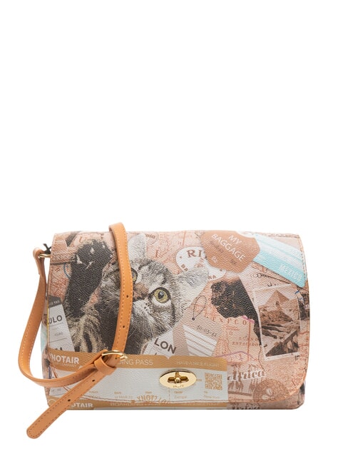 YNOT BEST FRIENDS Borsa a tracolla cat map - Borse Donna