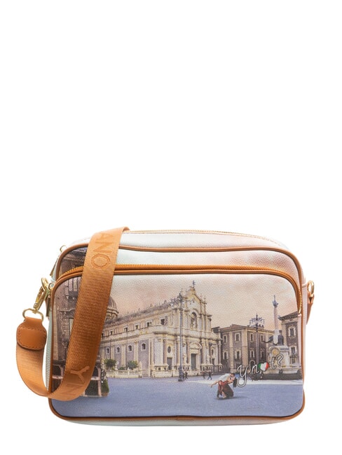 YNOT YESBAG Borsa postina a tracolla con tasca catania duomo - Borse Donna