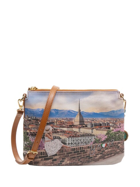 YNOT YESBAG Borsa a tracolla con stampa torino - Borse Donna