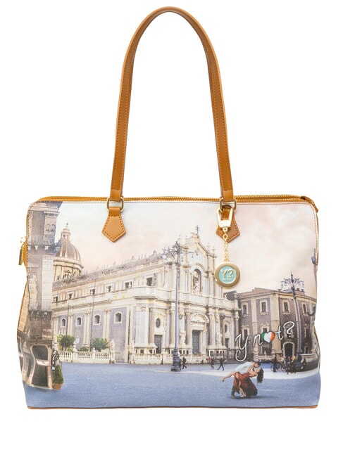 YNOT YESBAG Borsa Tote a spalla catania duomo - Borse Donna