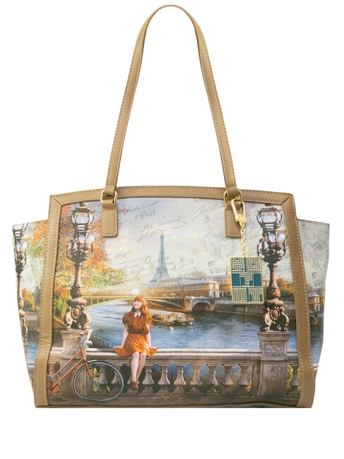 YNOT CITY LIFE Borsa shopping a spalla happiness - Borse Donna