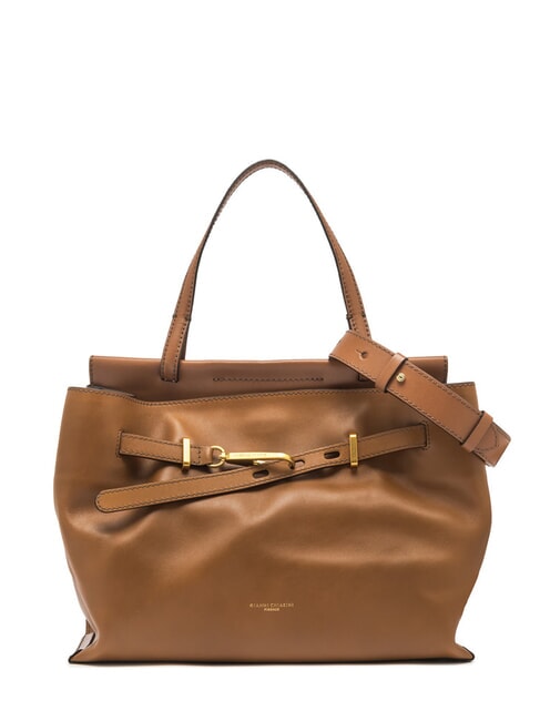 GIANNI CHIARINI TILDA Borsa a spalla in pelle con tracolla CUOIO - Borse Donna