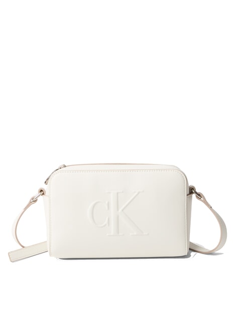 CALVIN KLEIN SCULPTED EW Mini Bag a tracolla lily white - Borse Donna