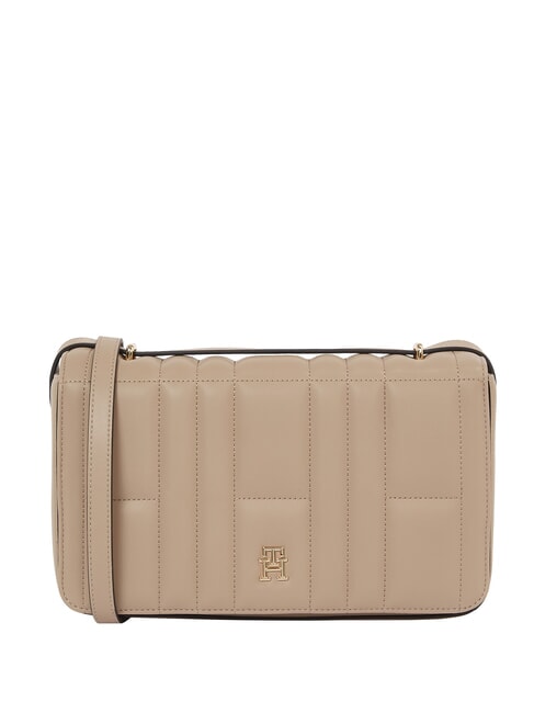 TOMMY HILFIGER TH FEMININE  Borsetta a spalla / a tracolla coastal taupe - Borse Donna