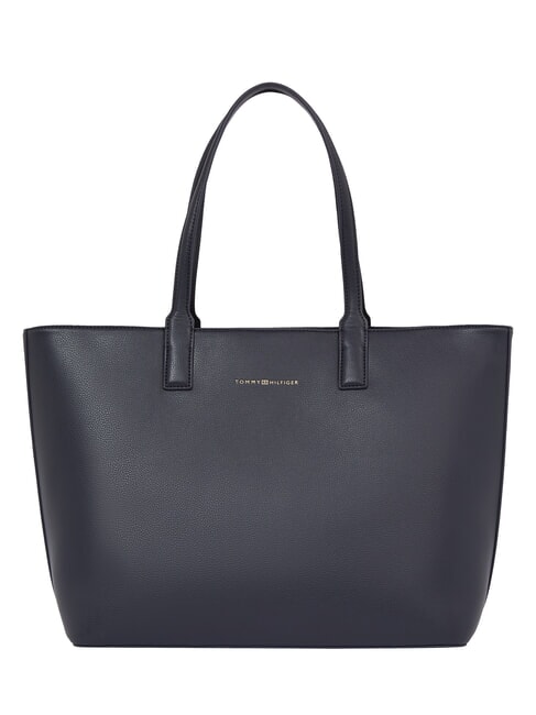 TOMMY HILFIGER TH LOGOTAPE  Shopping Bag space blue / black - Borse Donna