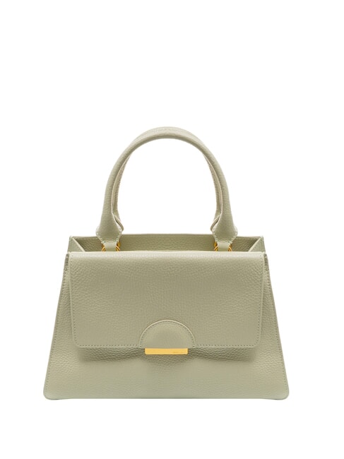 COCCINELLE TALEA Borsa cartelletta mini in pelle celadon green - Borse Donna