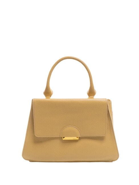 COCCINELLE TALEA Borsa cartelletta mini in pelle fresh beige - Borse Donna