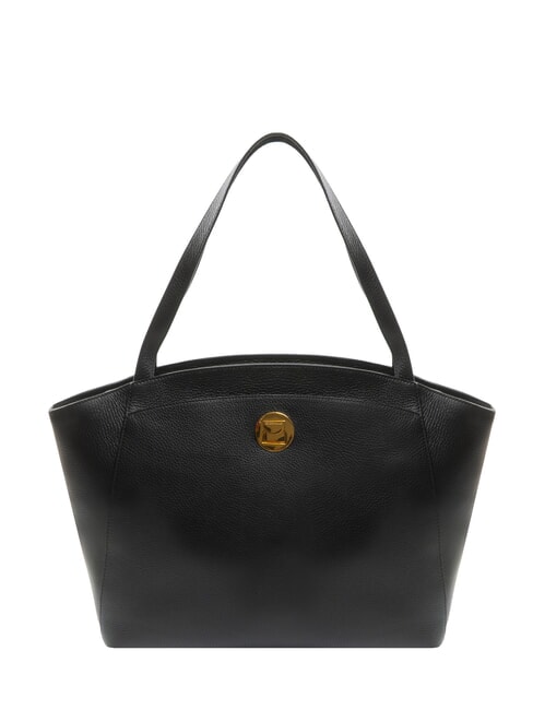 COCCINELLE LIYA Borsa a spalla in pelle martellata Nero - Borse Donna