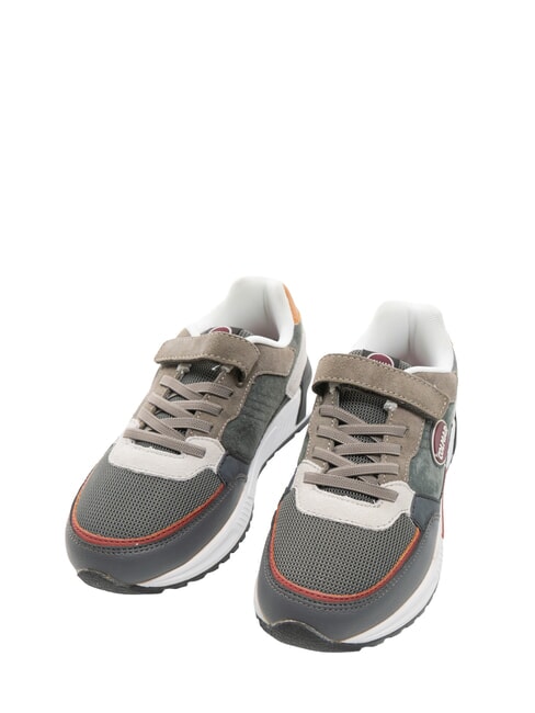 COLMAR DALTON CROSS KIDS Sneakers anthracite/taupe/burgundy - Scarpe Bambino
