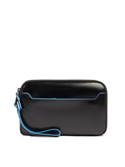 PIQUADRO BLUE SQUARE Pochette da uomo in pelle Nero - Porta tablet & Organizer