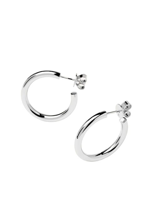 PDPAOLA THE NEW ESSENTIALS SUPREME CLOUD Orecchini a cerchio in argento argento - Orecchini