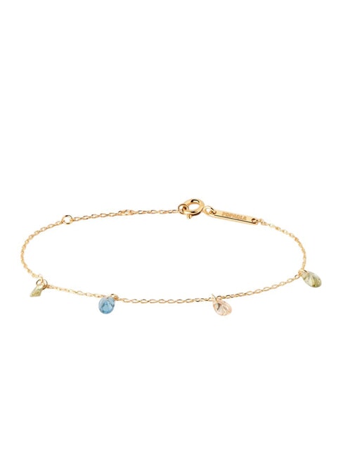 PDPAOLA COLOR BLOOM Bracciale con quattro zirconi a goccia oro - Bracciali Donna