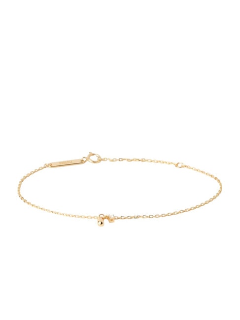 PDPAOLA THE NEW ESSENTIALS KIRA Bracciale a catena con zirconi rotondi e ciondolo a goccia oro - Bracciali Donna
