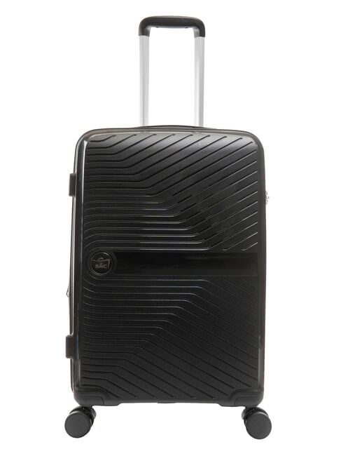 LESAC SLIDE Trolley medio espandibile ultraresistente black - Trolley Rigidi