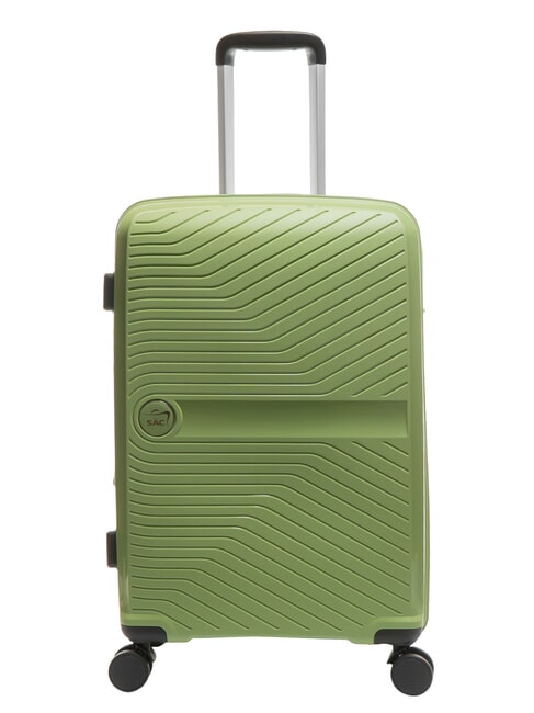 LESAC SLIDE Trolley medio espandibile ultraresistente sage green - Trolley Rigidi