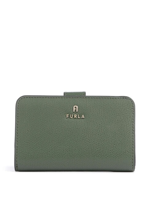 FURLA CAMELIA Portafoglio in pelle oliva+light salvia int. - Portafogli Donna