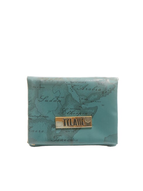ALVIERO MARTINI PRIMA CLASSE GEO Bustina ripiegata piccola verde bottiglia - Bustine & Necessaire