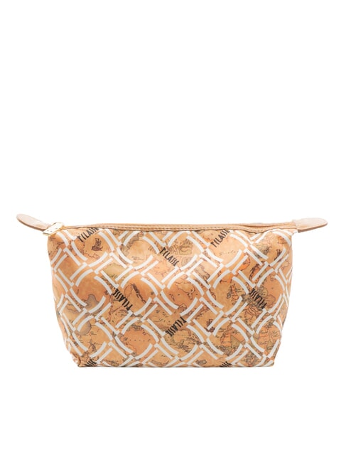 ALVIERO MARTINI PRIMA CLASSE GEO Beauty piccolo stampa all over NATURALE - Beauty Case