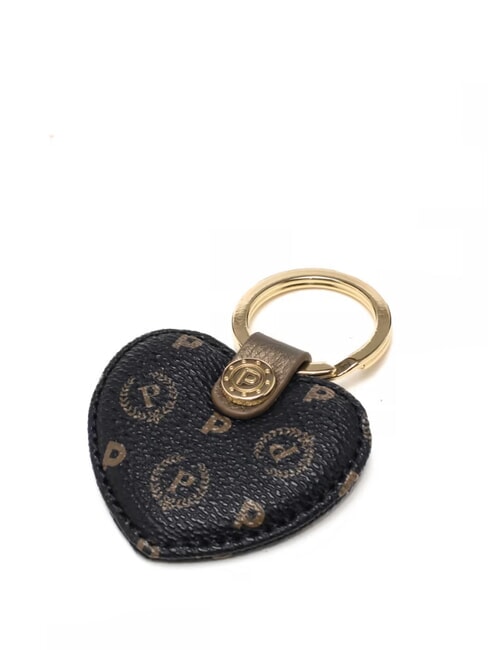POLLINI HERITAGE Portachiavi a forma di cuore nero bronzo - Portachiavi