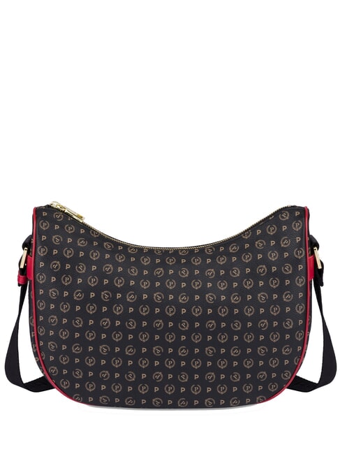 POLLINI HERITAGE Hobo Borsa a spalla nero lacca - Borse Donna