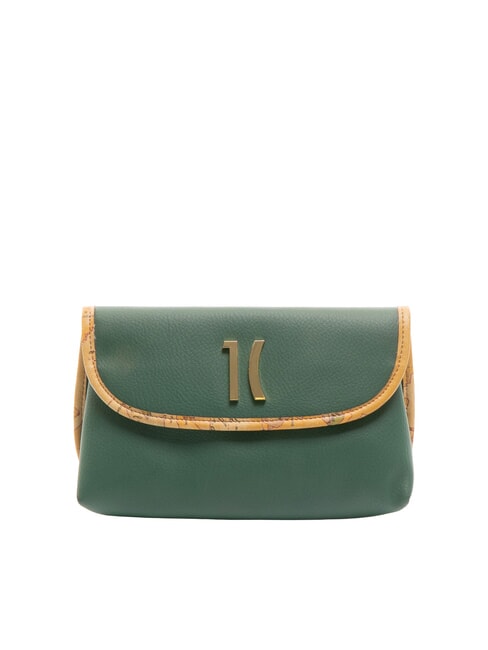 ALVIERO MARTINI PRIMA CLASSE GEO Beauty piccolo con patta verde bottiglia - Bustine & Necessaire