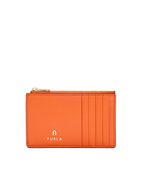 FURLA CAMELIA Portafoglio piatto in pelle paprika - Portafogli Donna