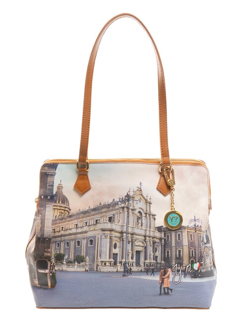 YNOT YESBAG Borsa a spalla con tracolla catania duomo - Borse Donna