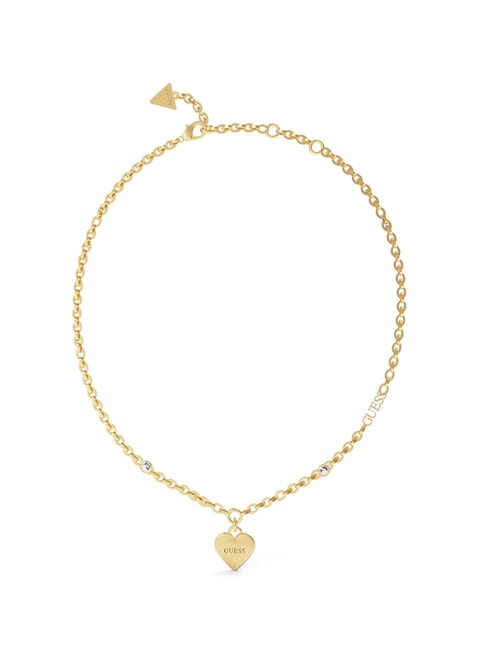 GUESS FALLING IN LOVE Collana con cuore yellow gold - Collane