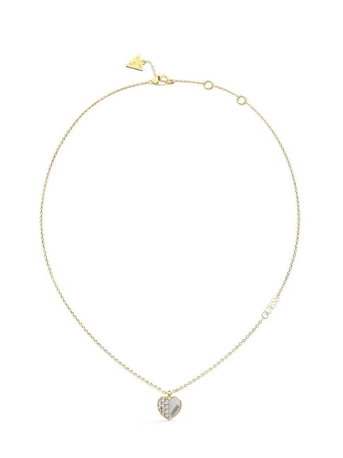 GUESS LOVELY Collana con pendente a cuore oro - Collane