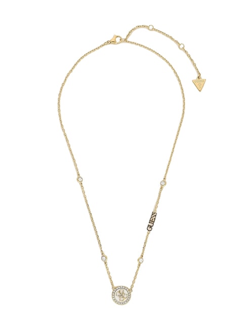 GUESS DREAMING Collana con medaglietta 4G logo oro - Collane