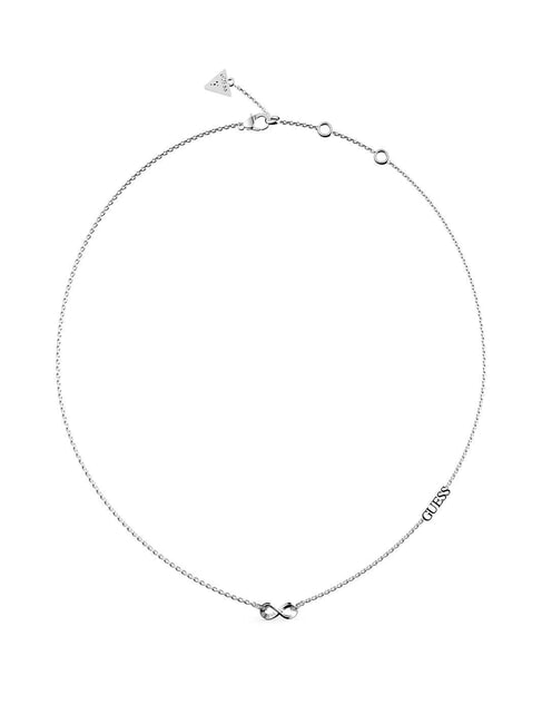 GUESS ENDLESS DREAM Collana con charm infinito e zirconi SILVER - Collane