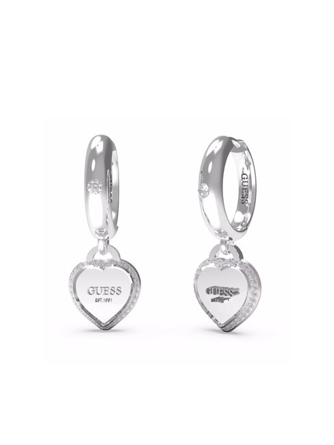 GUESS FINE HEART Orecchini con pendente SILVER - Orecchini
