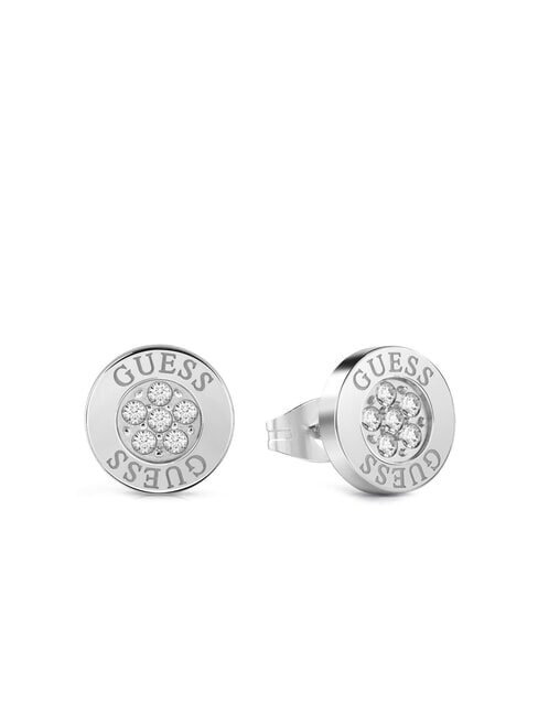 GUESS STUDS PARTY Orecchini circolari con zirconi SILVER - Orecchini