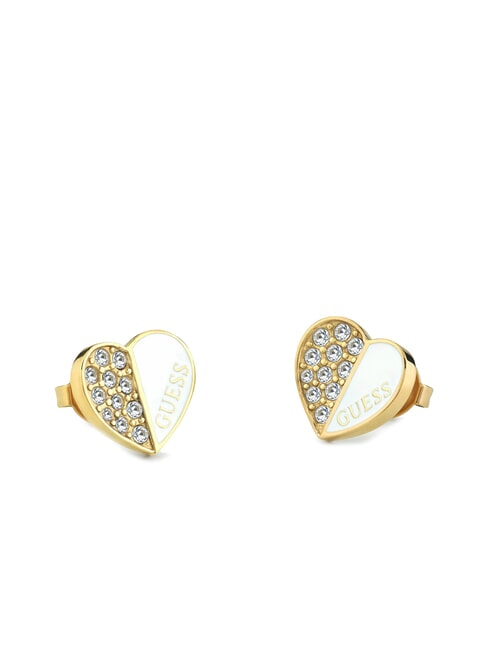 GUESS LOVELY GUESS Orecchini a cuore con cristalli oro - Orecchini
