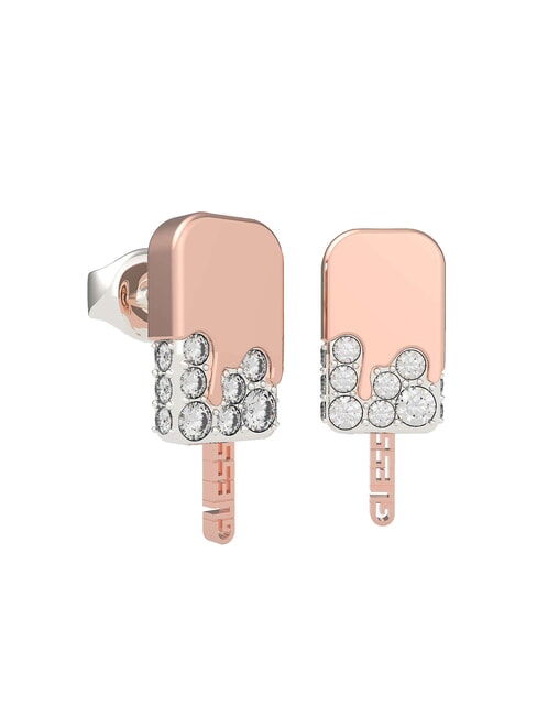 GUESS I MELT FOR YOU Orecchini gelato metallizzati rho/rog - Orecchini