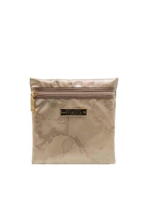ALVIERO MARTINI PRIMA CLASSE GEO Bustina piatta piccola champagne - Bustine & Necessaire